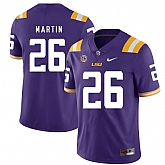 LSU Tigers 26 Ronald Martin Purple Nike College Football Jersey Dzhi,baseball caps,new era cap wholesale,wholesale hats